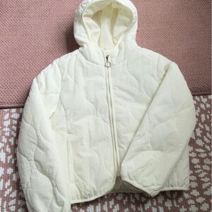 Tweenstyle Cream Quilted Raincoat
